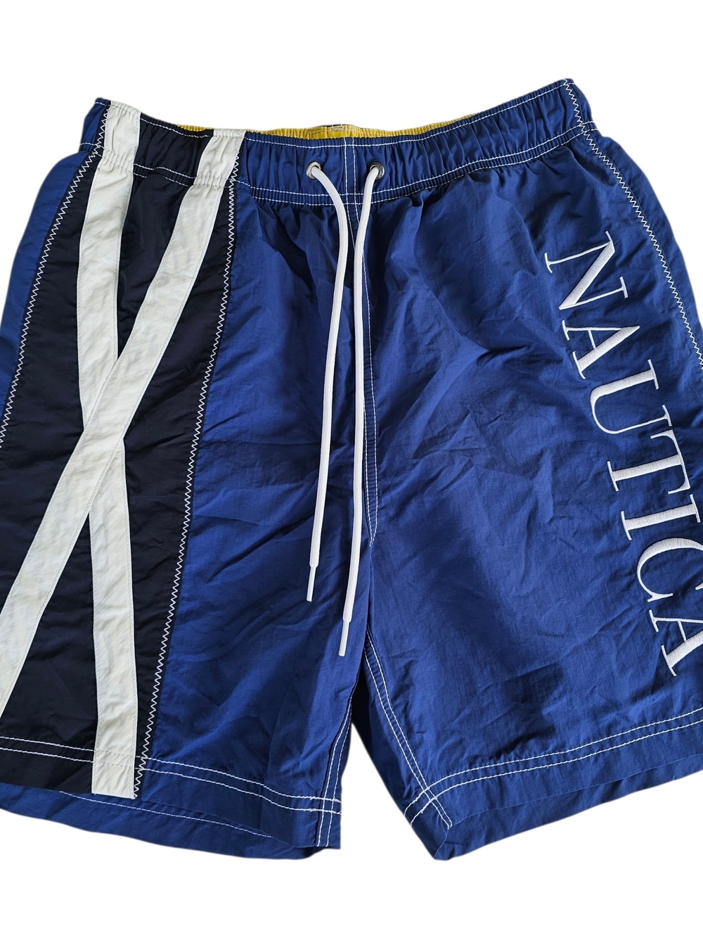 Nautica Swim Trunks Mens Small Blue Shorts